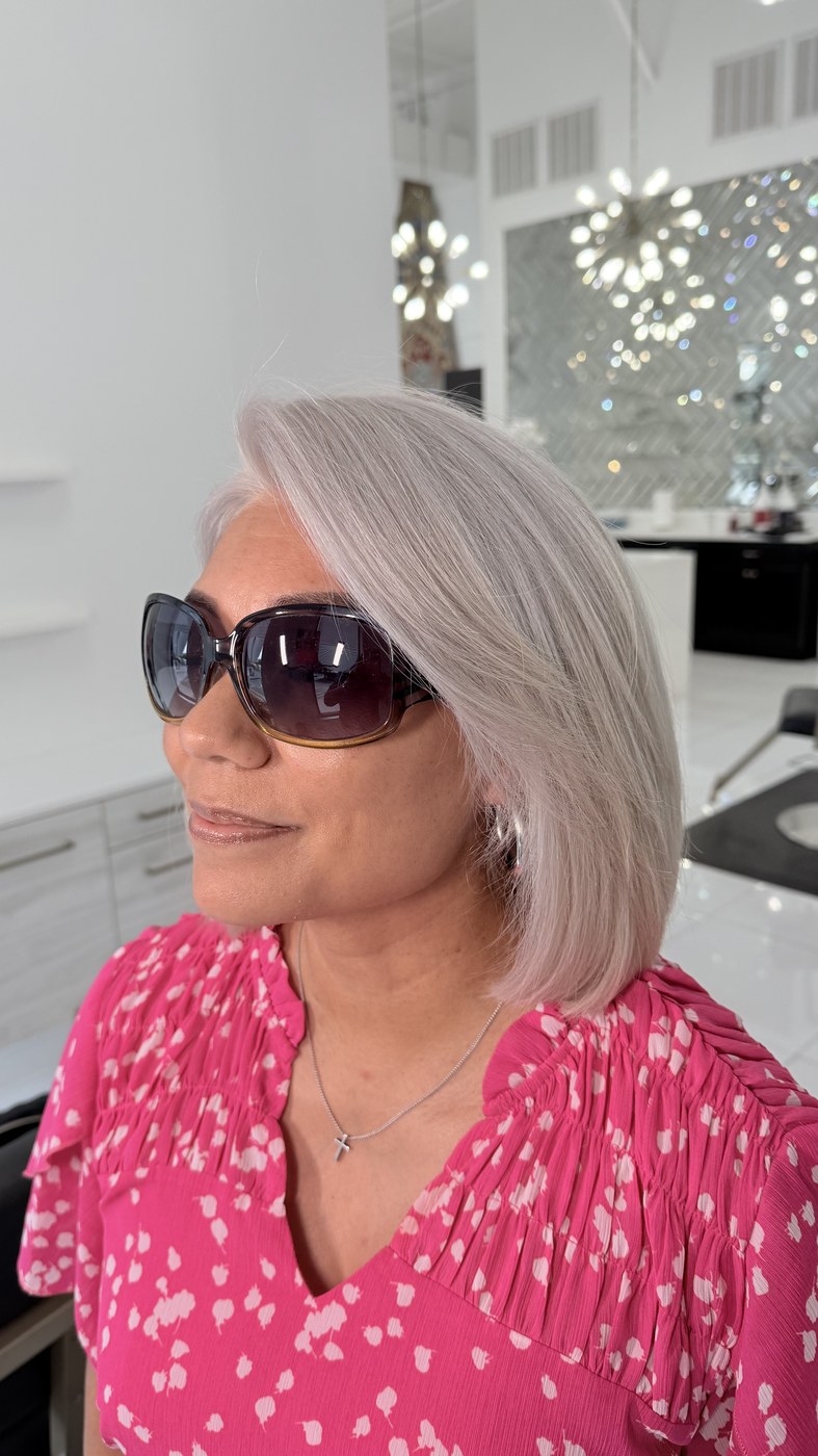 Recent blowout work — platinum